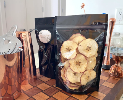 Getrocknete Apfelscheiben