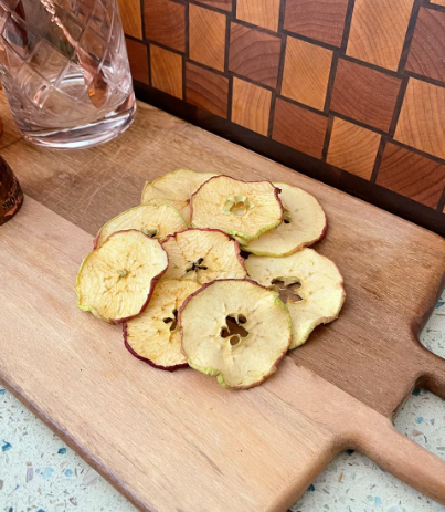 Getrocknete Apfelscheiben