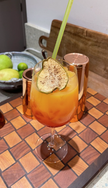 Getrocknete Birnenscheiben