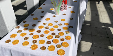 Getrocknete Limettenscheiben