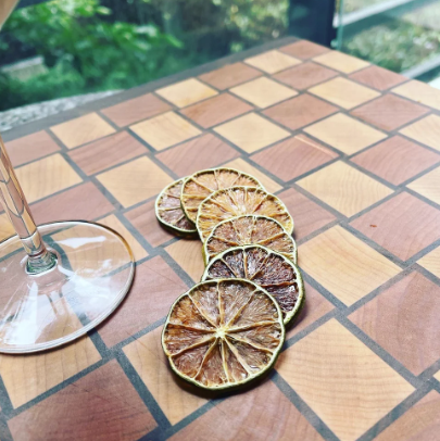 Getrocknete Limettenscheiben