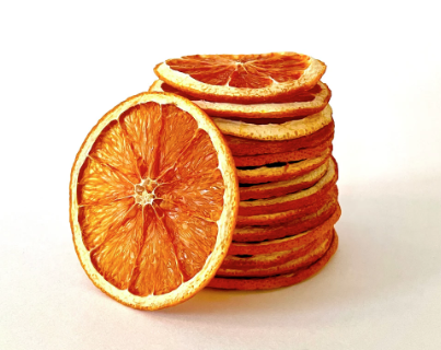 Getrocknete Orangenscheiben