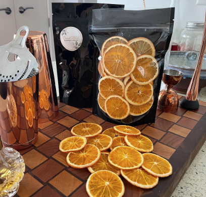 Getrocknete Orangenscheiben