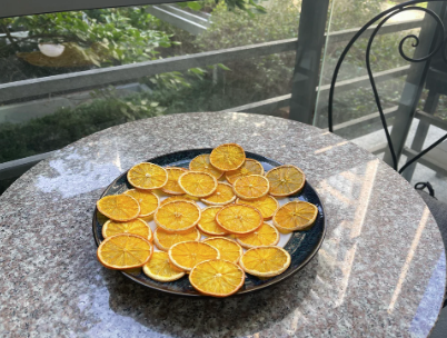 Getrocknete Orangenscheiben