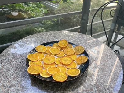 Getrocknete Orangenscheiben