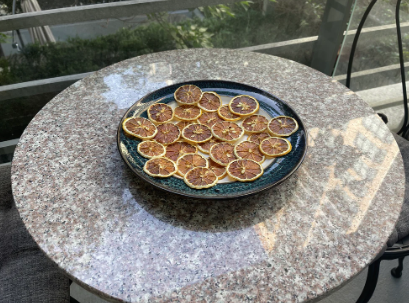 Getrocknete Zitronenscheiben