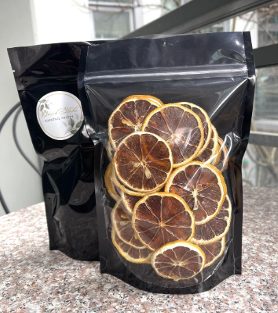 Getrocknete Zitronenscheiben