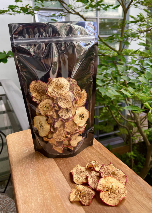 Getrocknete Apfelscheiben